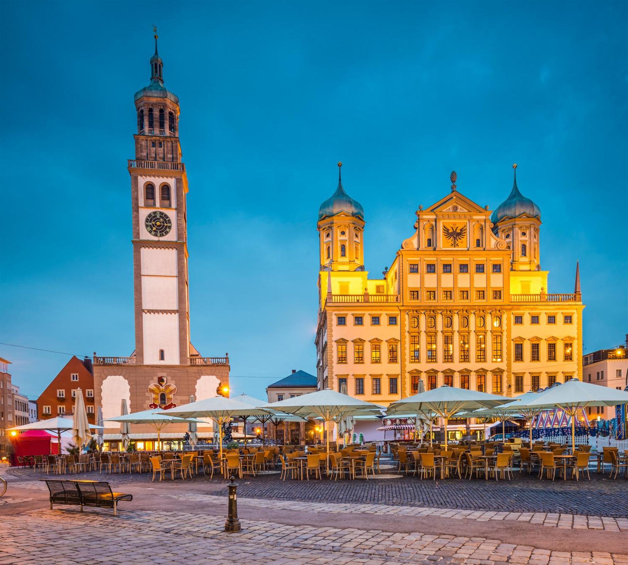 Primero City-Loftdomizil Innenstadt 84Qm Mit Grosser Gemeinschaftsterrasse Augsburg Exteriör bild